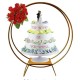 Wedding Cake Flower Stand Floral Hoop Wedding Decor Double Ring Cake Stand Wedding Arch Round Cake Display Stands Decor for Birthday Parties Wedding Wedding Cake Flower Stand Floral Hoop Wedding Decor Double Ring Cake Stand Wedding Arch Round Cake Display Stands Decor for Birthday Parties Wedding