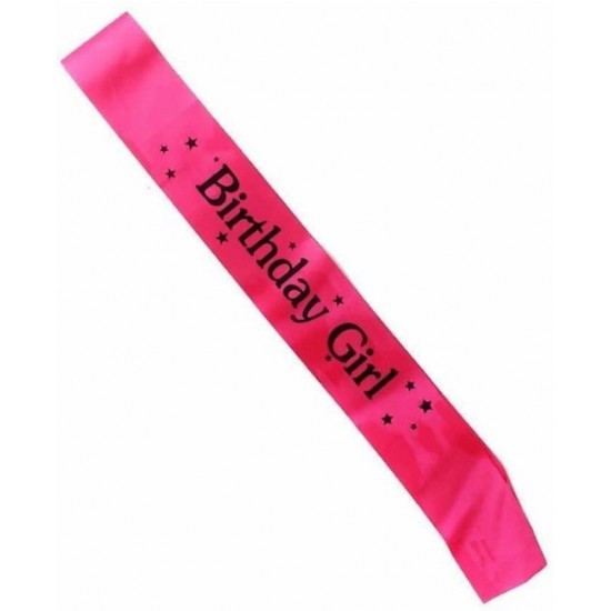 birthday girl satin happy birthday sash for birthday 