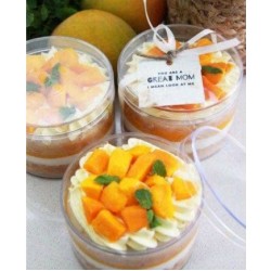 Round tub cake box clear Acrylic Plastic Round Small Acrylic Box Acrylic Storage Containers with Lid (Size - 4 * 3 Inch) Round tub cake box clear Acrylic Plastic Round Small Acrylic Box Acrylic Storage Containers with Lid (Size - 4 * 3 Inch)