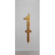 Number 1 Cake Topper For Birthday And Anniversary