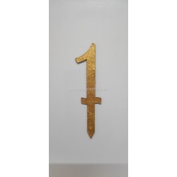 Number 1 Cake Topper For Birthday And Anniversary Number 1 Cake Topper For Birthday And Anniversary