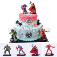 Avengers Toy Set of 4 with Movable Arms & Legs