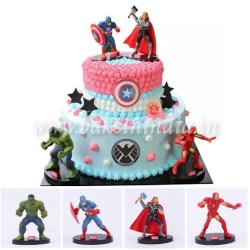 Avengers Toy Set of 4 with Movable Arms & Legs Avengers Toy Set of 4 with Movable Arms & Legs