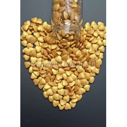 Gold Heart Edible Cake Decoration Sprinkles, 100g