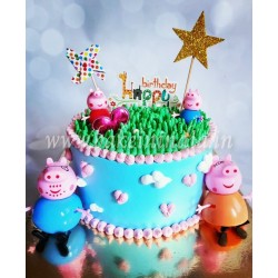 Peppa Pig Animated Family Set-4 Action Figure Toys Collection for Kids-Movable Arms and Legs-4.5 Inches (Peppa Family Set) (Set-4) Peppa Pig Animated Family Set-4 Action Figure Toys Collection for Kids-Movable Arms and Legs-4.5 Inches (Peppa Family Set) (Set-4)