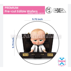 Tastycrafts Pre-Cut Wafer Paper | Stick-on Cake décor | Boss Baby Tastycrafts Pre-Cut Wafer Paper | Stick-on Cake décor | Boss Baby
