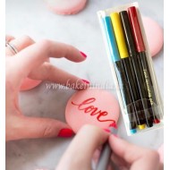 4pcs Edible Marker Pen set