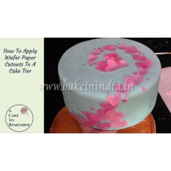 Tastycrafts Pre-Cut Wafer Paper | Stick-on Cake decor | Hearts | Small – 45 Pcs (Pack of 1) Tastycrafts Pre-Cut Wafer Paper | Stick-on Cake decor | Hearts | Small – 45 Pcs (Pack of 1)