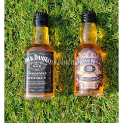 Jack Deniels & Chivas Regal Liquor 2 Bottel Set for Cake Decoration Jack Deniels & Chivas Regal Liquor 2 Bottel Set for Cake Decoration