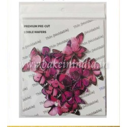 Tastycrafts Pre-Cut Wafer Paper | Stick-on Cake decor | Pink Butterfly | Small – 40 Pcs (Pack of 1) Tastycrafts Pre-Cut Wafer Paper | Stick-on Cake decor | Pink Butterfly | Small – 40 Pcs (Pack of 1)