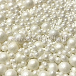 Pure White (Imported) Edible Cake Decoration Sprinkles, 100 gm Pure White (Imported) Edible Cake Decoration Sprinkles, 100 gm
