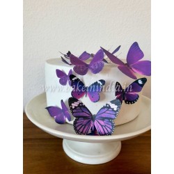 Tastycrafts Pre-Cut Wafer Paper | Stick-on Cake decor (Large Purple Butterfly) Tastycrafts Pre-Cut Wafer Paper | Stick-on Cake decor (Large Purple Butterfly)