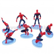 Ultimate Spider Men’s Cake Topper Superhero 7 Figure Set Birthday Party
