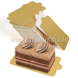 Golden Cardboard Pastry Base, Single Cupcake Container 1 Pack of100PCS