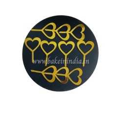 Cake Decor 10 pcs Golden Heart Happy Birthday Theme Paper Topper For Cake And Cupcake Cake Decor 10 pcs Golden Heart Happy Birthday Theme Paper Topper For Cake And Cupcake