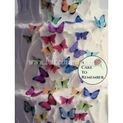 Tastycrafts Pre-Cut Wafer Paper | Stick-on Cake decor | Stripes Butterfly | Small – 20 Pcs (Pack of 1) Tastycrafts Pre-Cut Wafer Paper | Stick-on Cake decor | Stripes Butterfly | Small – 20 Pcs (Pack of 1)