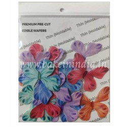 Tastycrafts Pre-Cut Wafer Paper | Stick-on Cake decor | Stripes Butterfly | Small – 20 Pcs (Pack of 1) Tastycrafts Pre-Cut Wafer Paper | Stick-on Cake decor | Stripes Butterfly | Small – 20 Pcs (Pack of 1)