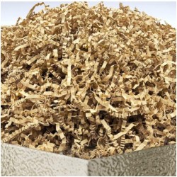 grass crinkle cut paper shred brown 50 gram