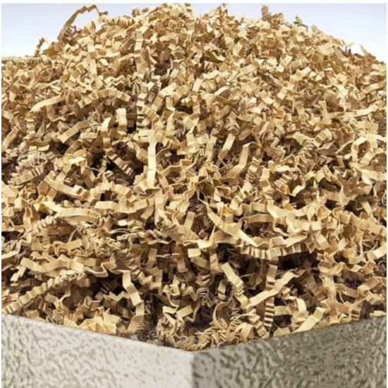 grass crinkle cut paper shred brown 50 gram
