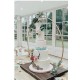 Metal Ring Cake Stand with Wooden Base ( IN) (Round) | Big Multi-Purpose Stand base size 10*12