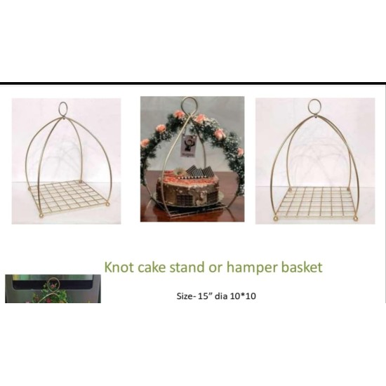 knot cake stand