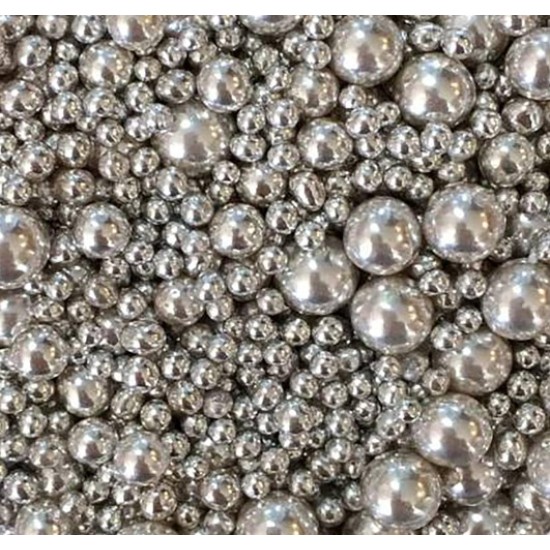 Pearls Sprinkle Mix - Edible Sprinkles - Edible Pearls - Wedding Sprinkles - Pearl Sprinkles - White Sprinkles - Wedding Cake - Pearls 100Gms (Silver) Pearls Sprinkle Mix - Edible Sprinkles - Edible Pearls - Wedding Sprinkles - Pearl Sprinkles - White Sprinkles - Wedding Cake - Pearls 100Gms (Silver)
