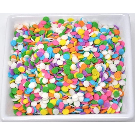 Edible Confetti Sprinkles Cake Cookie Cupcake Quins Pastel Sequin-100 Gram Edible Confetti Sprinkles Cake Cookie Cupcake Quins Pastel Sequin-100 Gram