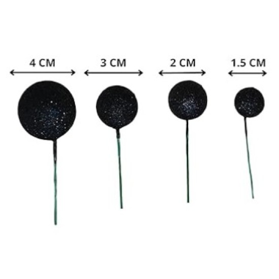 Party Decorz Multicolour Glitter Faux Ball Cake Topper Set Of 20 Pcs,5pcs 4 CM Faux Ball,5pcs 2 CM Faux Ball,5pcs 3 CM Faux Ball,5pcs 1.5 CM Birthday Cake Decoration- (Glitter Black) Party Decorz Multicolour Glitter Faux Ball Cake Topper Set Of 20 Pcs,5pcs 4 CM Faux Ball,5pcs 2 CM Faux Ball,5pcs 3 CM Faux Ball,5pcs 1.5 CM Birthday Cake Decoration- (Glitter Black)