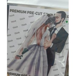Pre-Cut Wafer Paper | Stick-on Cake décor | Couple  Pre-Cut Wafer Paper | Stick-on Cake décor | Couple