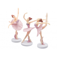 3Pcs Dancing Ballerina Girl Figurine
