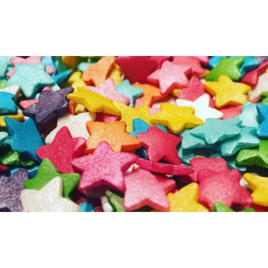 Multi Colour Star Sprinkle 100gm Multi Colour Star Sprinkle 100gm