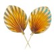 Palm Leaf Cake Topper for Anniversary Decoration, House Decoration, Birthday Artificial Gold Leaves (Palm Leaves) Golden (Pack of 2pcs) Palm Leaf Cake Topper for Anniversary Decoration, House Decoration, Birthday Artificial Gold Leaves (Palm Leaves) Golden (Pack of 2pcs)