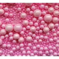 Edible Sprinkles - Edible Pearls - Wedding Sprinkles - Pearl Sprinkles - White Sprinkles - Wedding Cake - Pearls 100Gms (Pink)