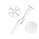 Metallic Silver Spiral Candles - 6pc,Twisty Candles for Birthday, Baby Shower, Wedding Party & Cake Decoration (Pack of 6) Metallic Silver Spiral Candles - 6pc,Twisty Candles for Birthday, Baby Shower, Wedding Party & Cake Decoration (Pack of 6)