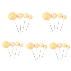 Yellow Balls for Cake Decoration 20 pieces 