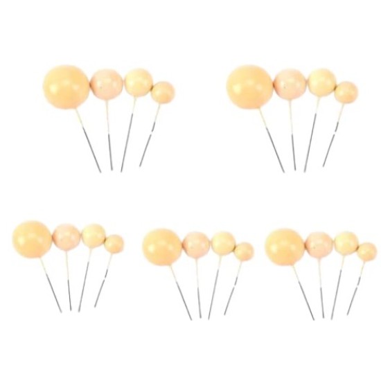 Yellow Balls for Cake Decoration 20 pieces Yellow Balls for Cake Decoration 20 pieces