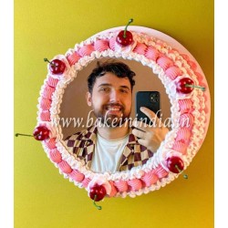 Round Shape Selfie Mirror for Cake – 10 Inch ( 1 piece ) Round Shape Selfie Mirror for Cake – 10 Inch ( 1 piece )