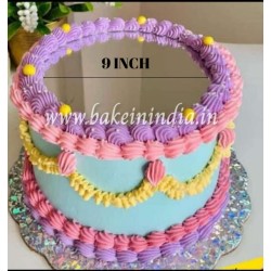 Round Shape Selfie Mirror for Cake – 9 Inch ( 1 piece )