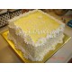 Light Aluminium Square Cake Mould (6 x 6 x 2.2 INCH Square)