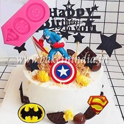 thumbnail image 2 of Avengers Chocolate Candy Lollipop Mold - Food Safe Plastic For DIY Treats 2 of 12