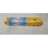 Butter Paper for Wrapping Food Roti, Paratha & Baking,  Multi Purpose Parchment Paper 20 Meter Roll with Cutter