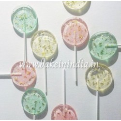 12 Cavity Fondant Lollipop Mold Round Shape Chocolate Silicone Mould