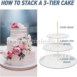 Cake Cards Round 10" (Pack of 10)