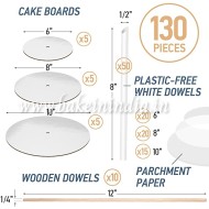 Cake Cards Round 6" (Pack of 10)