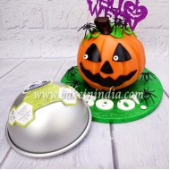 Aluminium Half Round Cake Mould (Dome Shape) Pan 3D Mould 7 Inch