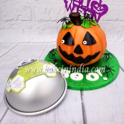 Aluminium Half Round Cake Mould (Dome Shape) Pan 3D Mould 7 Inch