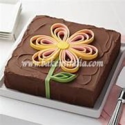 Light Aluminium Square Cake Mould ( 7 x 7 x 2.2 INCH Square)