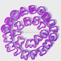 Big Alphabets Fondant Cake and Cookie Cutters (26 pcs set) Big Alphabets Fondant Cake and Cookie Cutters (26 pcs set)