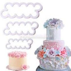Easiest Rose Ever Cutter for Cake Decorating Set of 3 Easiest Rose Ever Cutter for Cake Decorating Set of 3