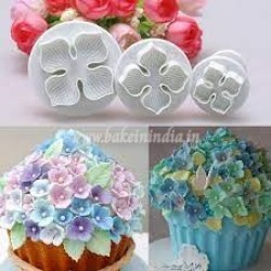 Laurustinus Shape Fondant/Gumpaste Plunger Cutters 3 Pieces Set Laurustinus Shape Fondant/Gumpaste Plunger Cutters 3 Pieces Set